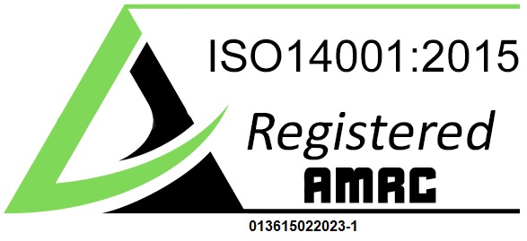 ISO14001:2015 Registered AMRC. 013615022023-1