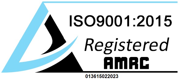 ISO9001:2015 Registered AMRC. 013615022023